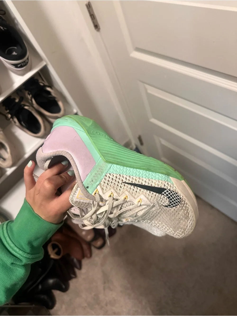Nike Metcon Training Shoes - White Mint Lavender